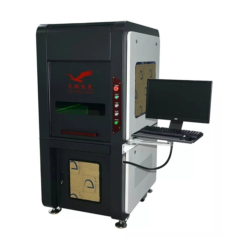 Enclosed laser marking machine 30w 50w engraving metal for Europe market Закрытая лазерная маркировочная машина